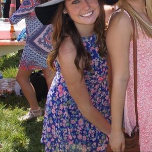 LUSH High Neck Floral Dress